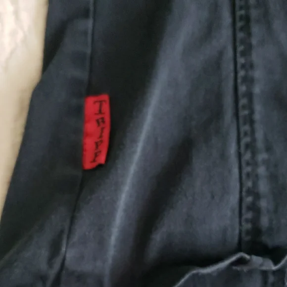 TRIPP NYC Vintage Black Buttoned Vest with Lace Detail Goth XL 16 18 - Picture 6 of 6